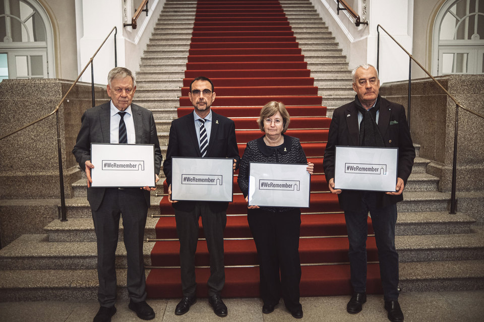 #WeRemember: Generalkonsulin Talya Lador-Fresher mit Karl Freller, Klaus Holetschek und Dr. Ludwig Spaenle